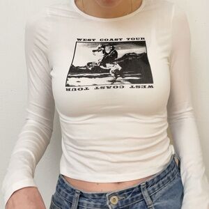 Princess Polly cropped long sleeve NWT